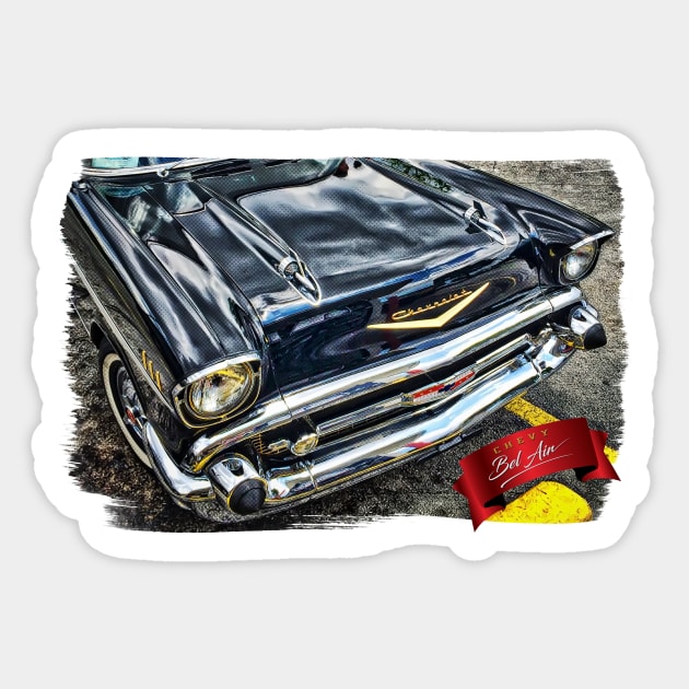 Chevy Bel Air Sticker by SandroAbate